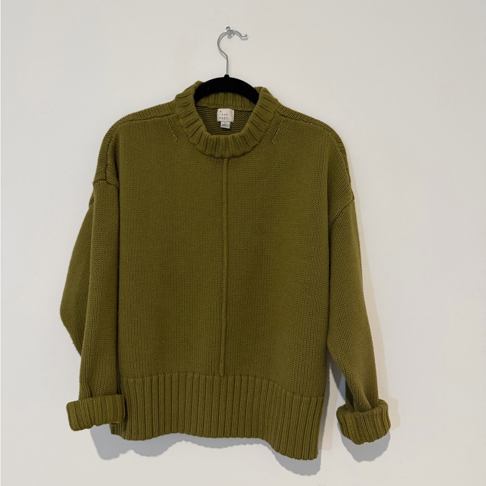 a new day Olive Turtleneck Sweater